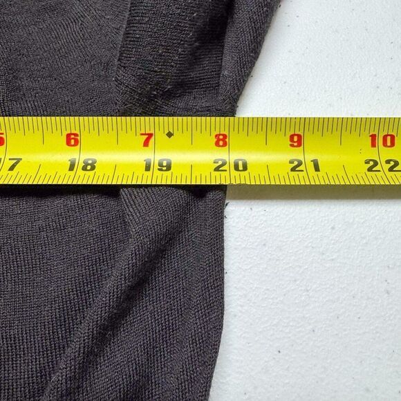 Peter Geeson of England Sweater Mens Medium Gray Wool Outdoor Base Layer‎ Preppy - Picture 9 of 11